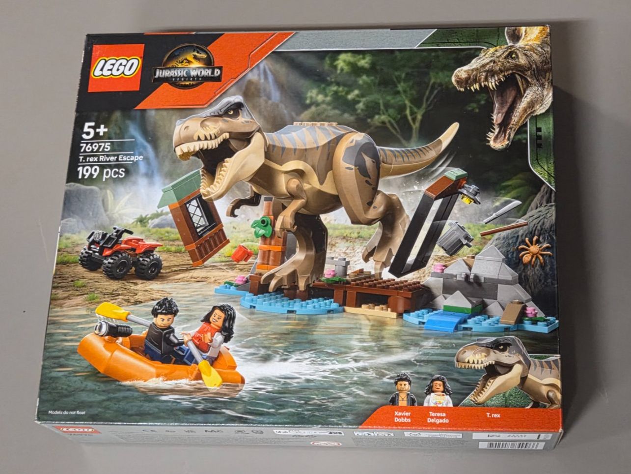 Lego Kit di costruzioni: LEGO Jurassic World 76975 T. rex River Escape – Nuovo e nell'imballaggio originale da Basadingen venduto da NekoBricks 1