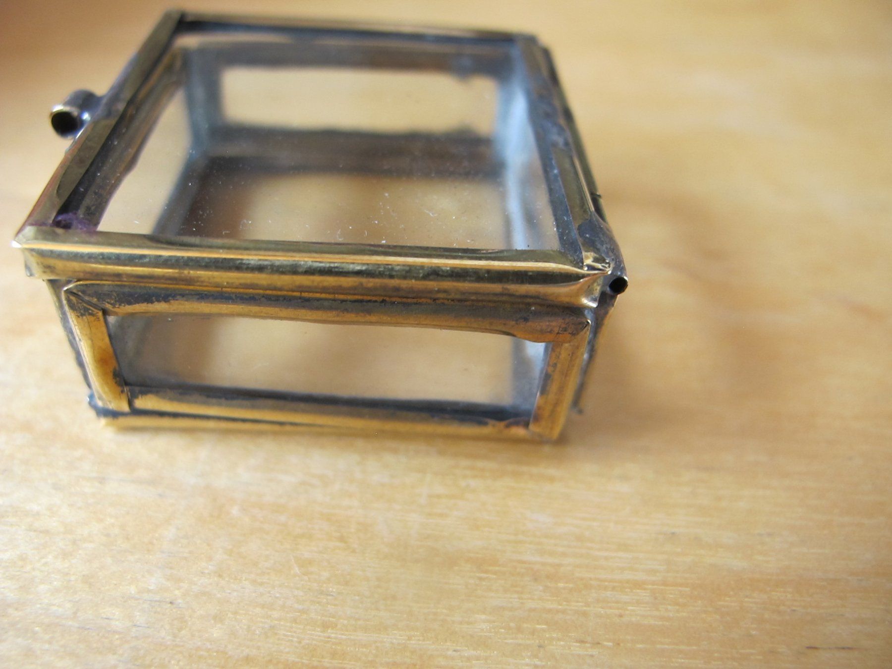Bicchieri: Pillendose, Glas, alt, antik, vintage, retro – Usato da Löhningen venduto da Chimae67 2