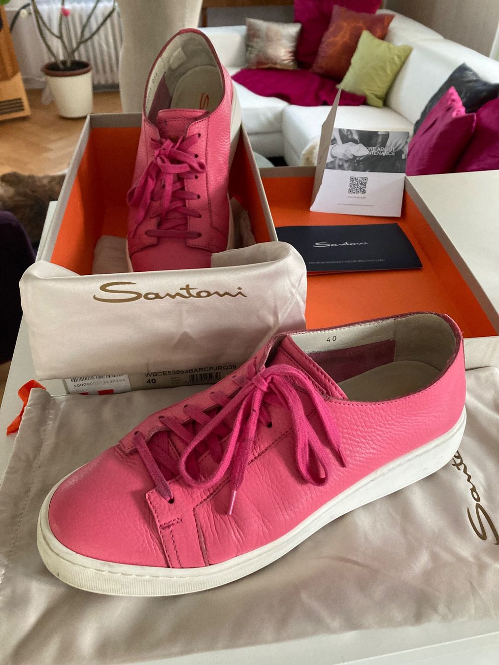 Santoni Scarpe da donna: Original Santoni 40 butterweiches Leder – Usato da St Gallen venduto da mayerka 1