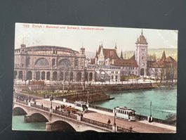 AK  1909 Zürich Bahnhof     (G1311)