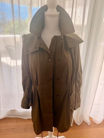 BURBERRY BRIT Parka Khaki/Braun Gr. UK 8 / IT 40