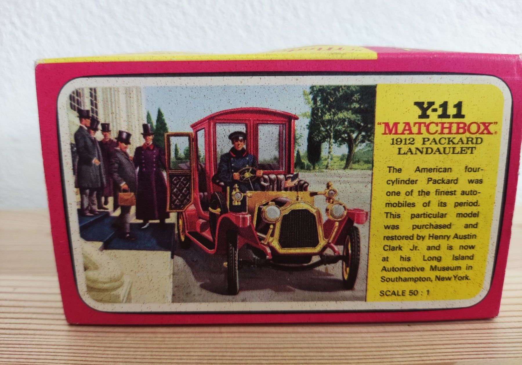 Matchbox Modellini d'auto: Y-11 MATCHBOX 1912 PACKARD LANDAULET – Usato da Chur venduto da Nisami 1