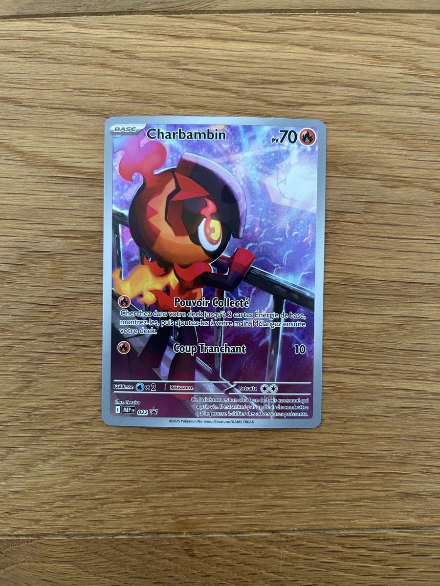 Pokémon Sammelbilder & Trading cards: Carte Pokémon Charbambin – Neu (gemäss Beschreibung) aus Orpund von Americanpickers