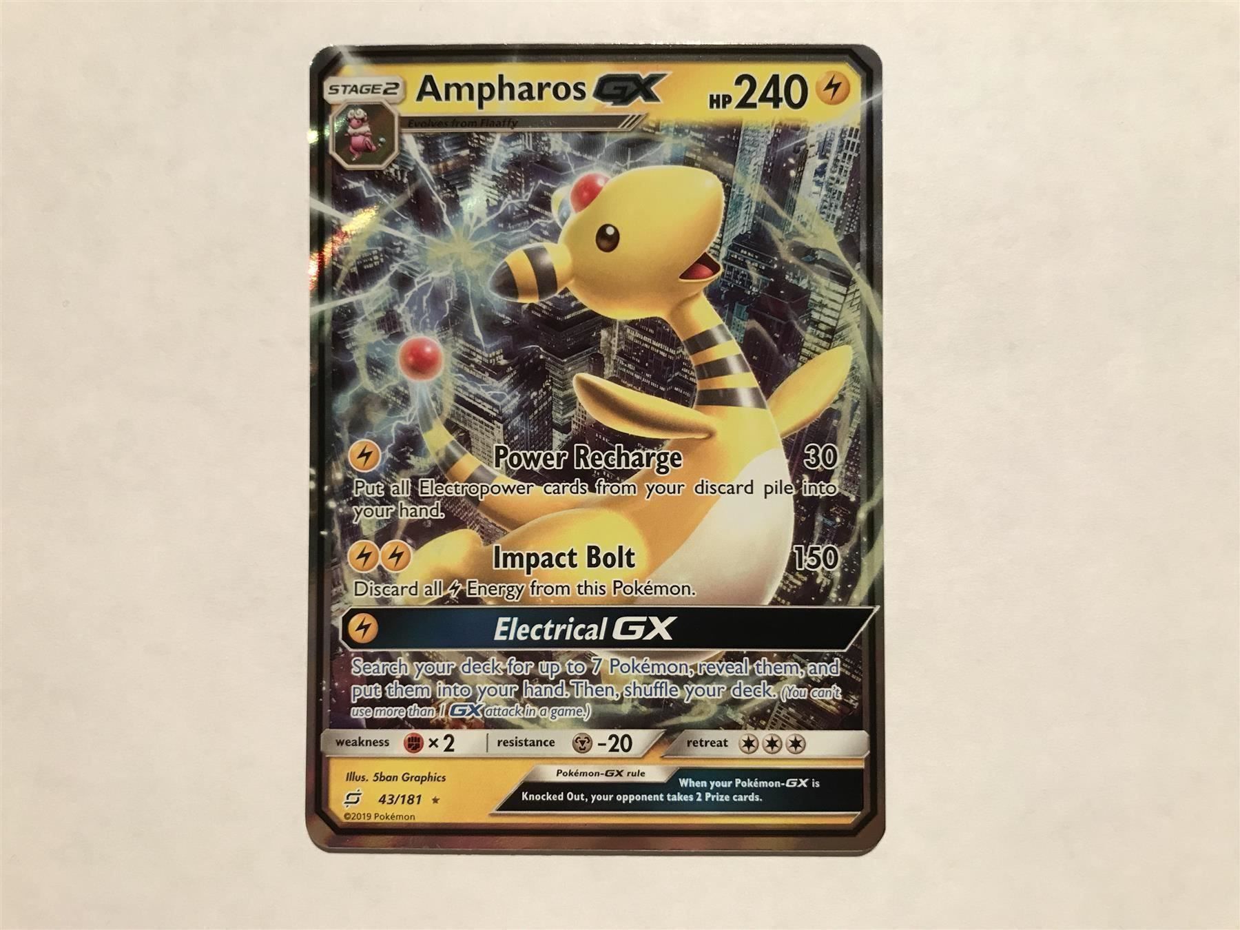 Pokémon Carte collezionabili: Ampharos GX – Nuovo (secondo la descrizione) da Hagendorn venduto da Pokecollectorch 1