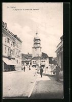 St. Imier, L'église et la place de marc