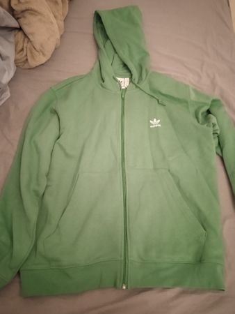 Adidas Kapuzenjacke grün Trefoil Logo Grösse XL