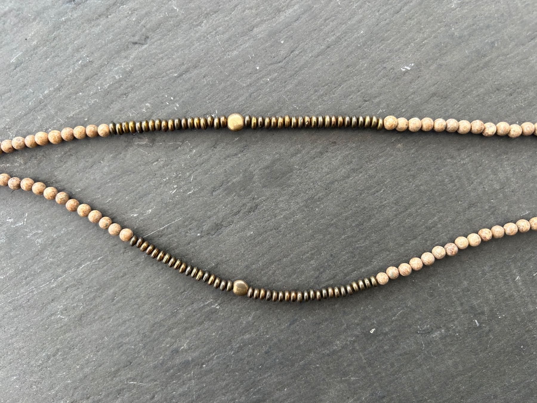 Ketten: NILE STEIN/ METALL - KETTE / 80cm / NEU – Gebraucht aus Nidfurn von cejeisda 4