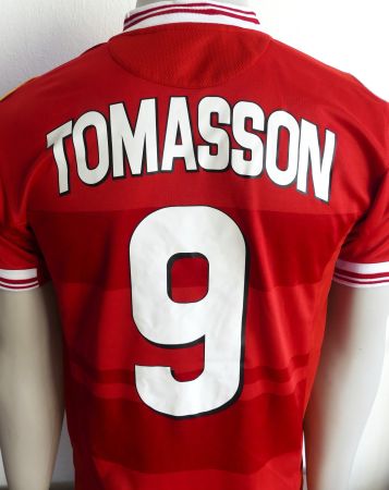 Home, Denmark 2000, Tomasson, maillot vintage football