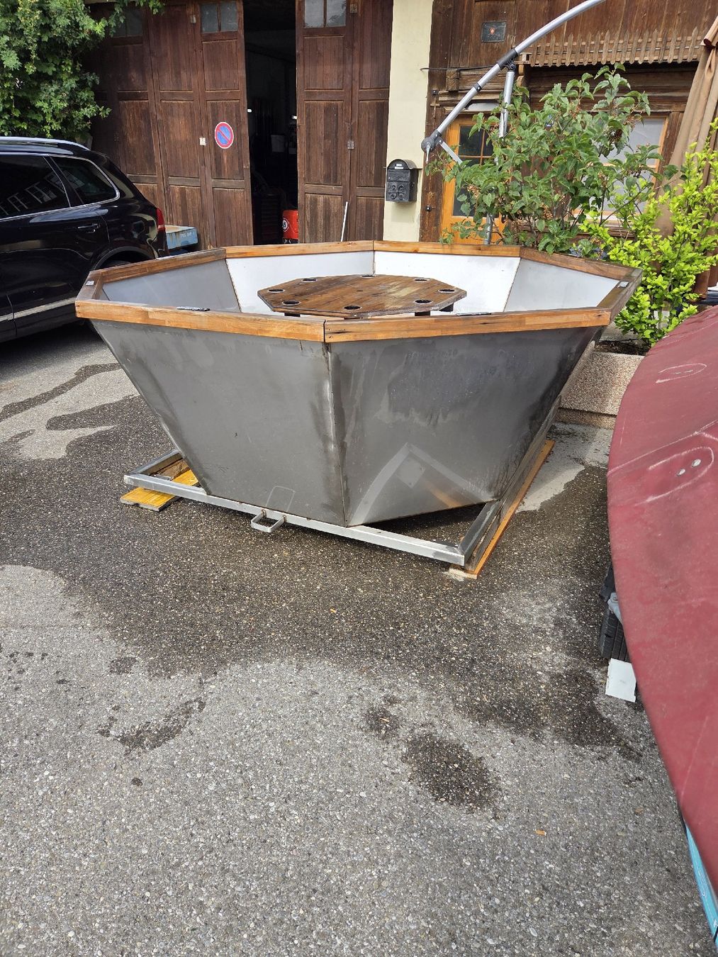 Schwimmbad: piscine en acier inoxydable  – Gebraucht aus Châtelard-p-Romont von lou_hf7m 2