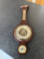 Barometer Thermometer Holzgehaeuse guter Zustand