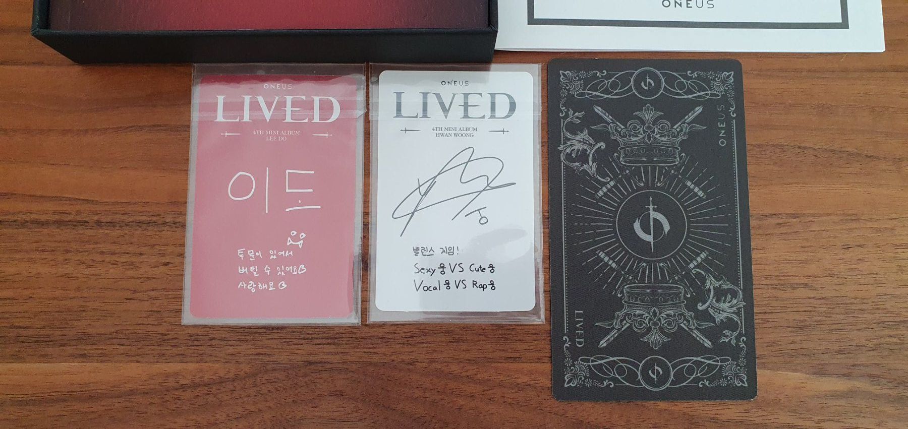 CD: ONEUS 4th Mini Album Lived – Usato da Kriens venduto da befor83 4