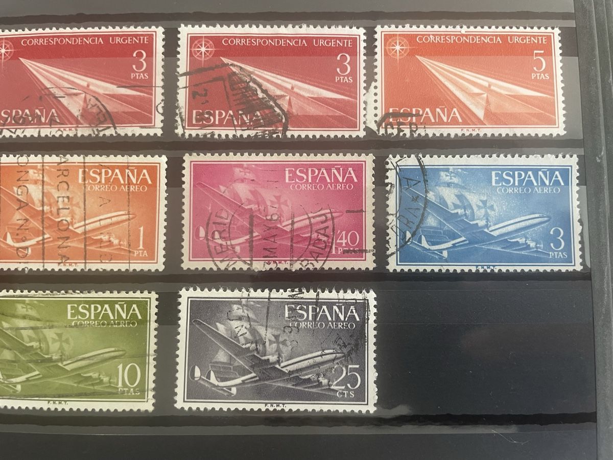 Alle Briefmarken: Briefmarken Set Spanien Luftpost gebrauchter Zustand – Gebraucht aus Buchs AG von fpatricia 2