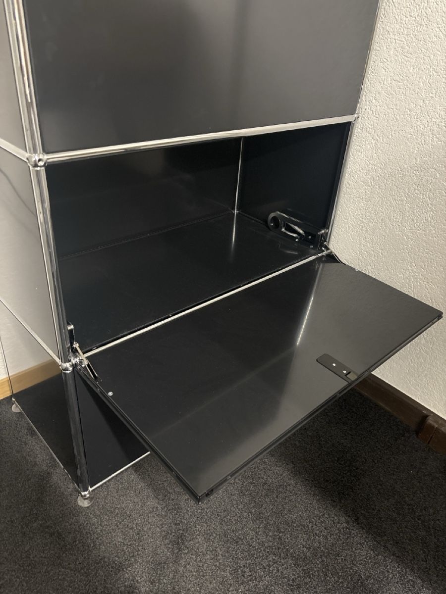 USM Cassettiere: Meuble de rangement USM Haller noir – Usato da Monthey venduto da LoveBrand 3