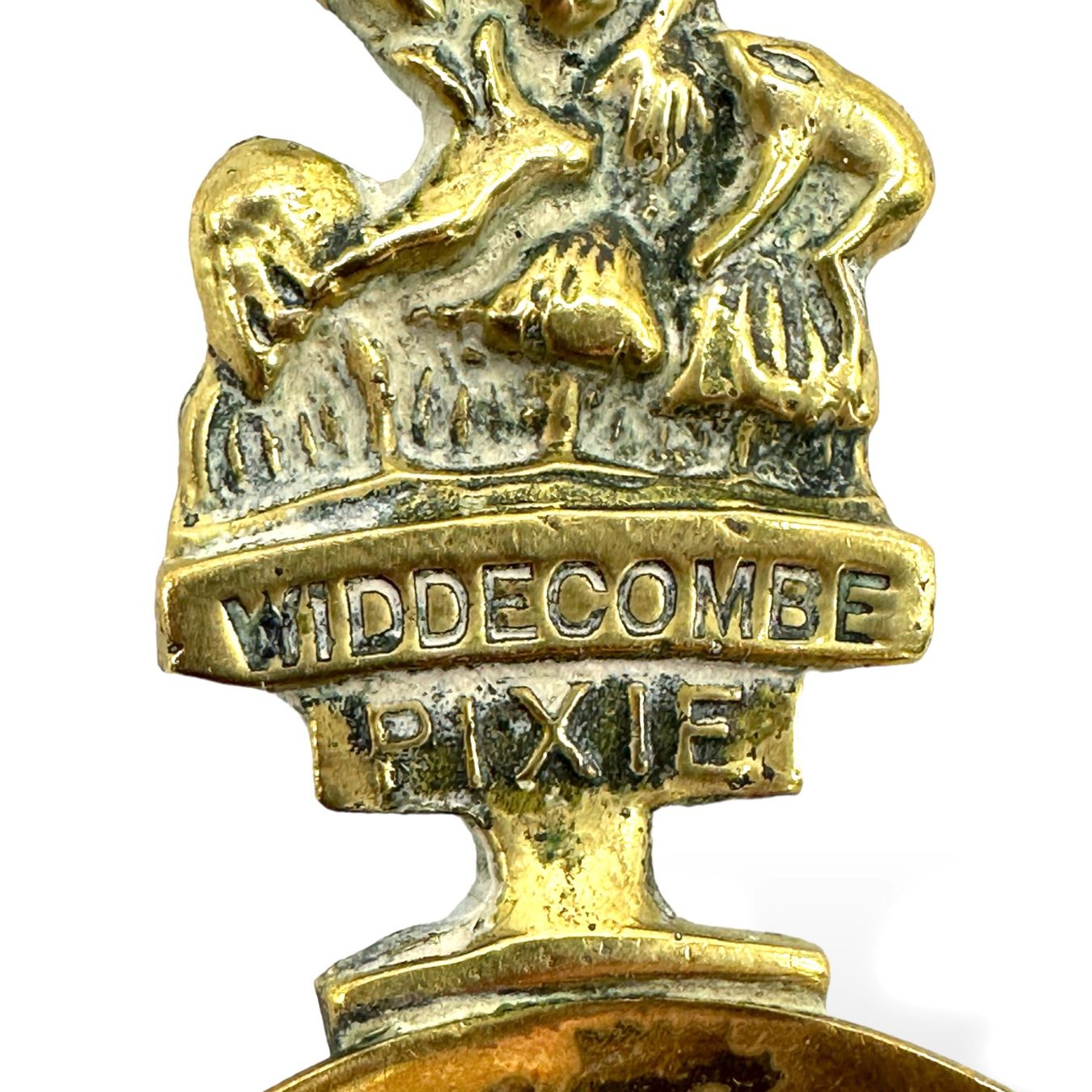 Cucchiai: Cuillère Widdecombe Pixie en bronze et laiton massif vintage – Usato da Morges venduto da MeeBee 2