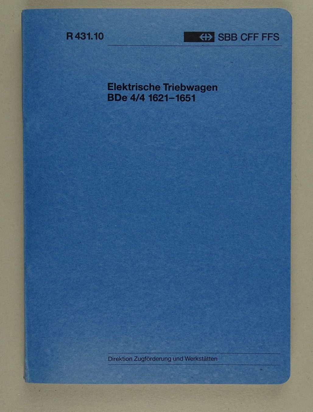 Libri: ELEKTR. TRIEBWAGEN BDe 4/4 1621-1651, 1990 – Usato da Grüningen venduto da Kartensammler