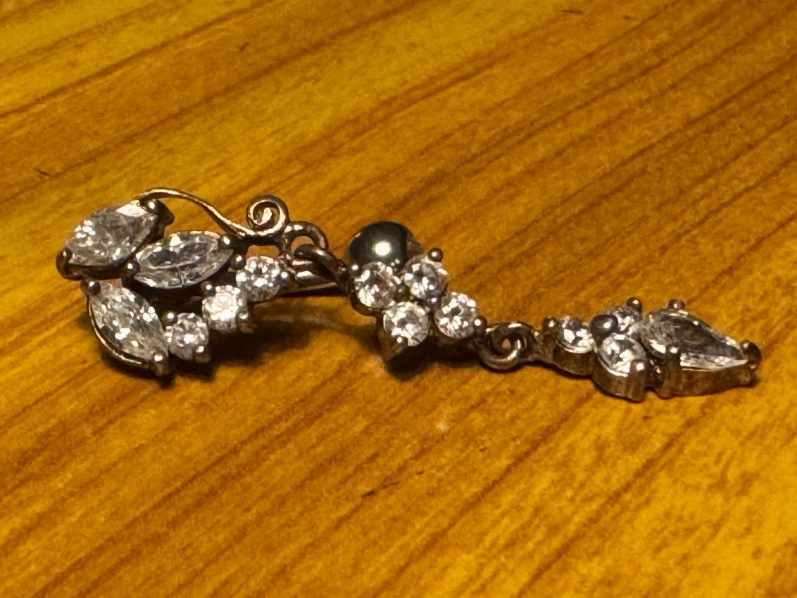 Piercingschmuck: Piercing Bauchnabel Schmuck Zirkonia – Gebraucht aus Steffisburg von smocky17