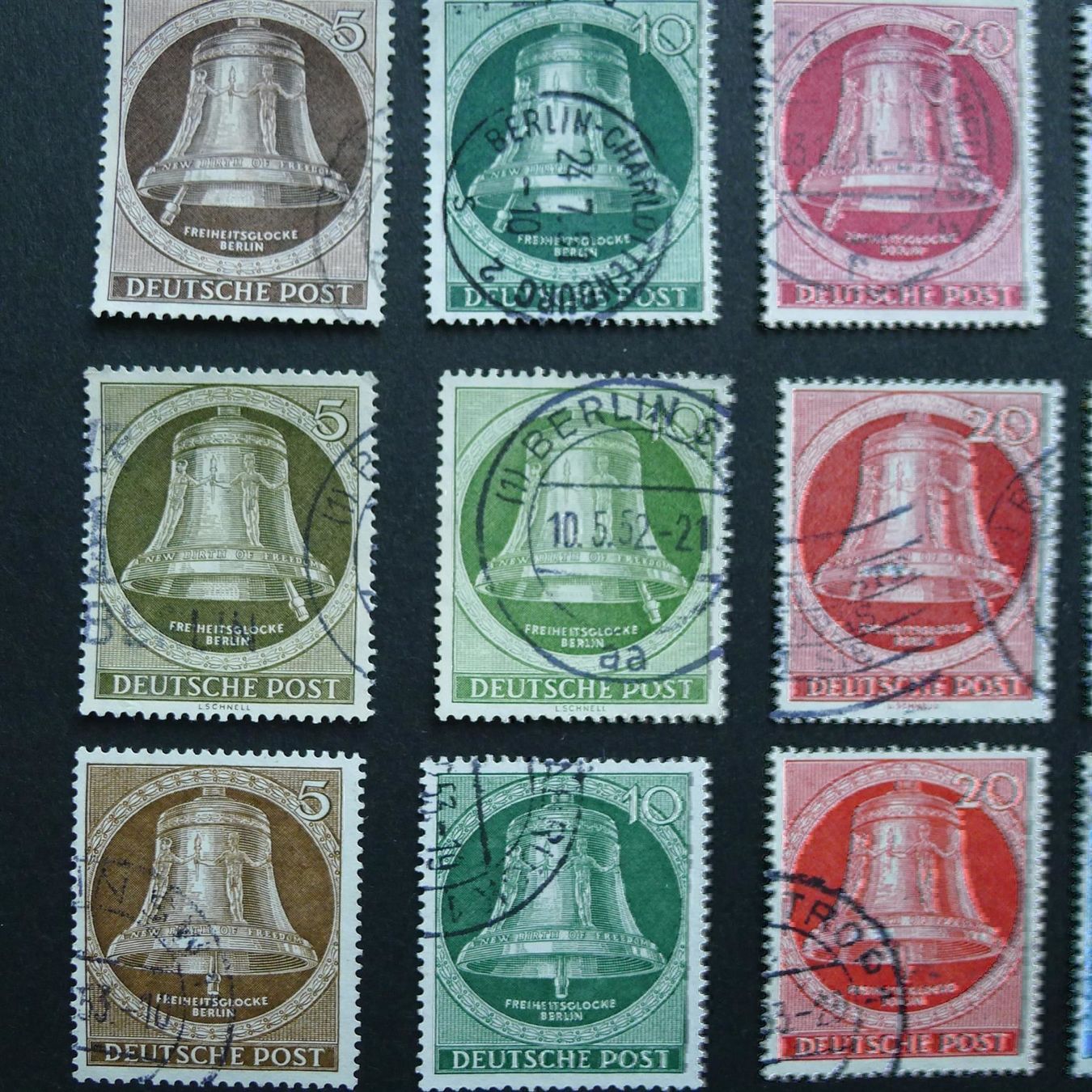 Tutti i francobolli: 1951-53 drei komplette Sätze – Usato da Dagmersellen venduto da wyss1982 1