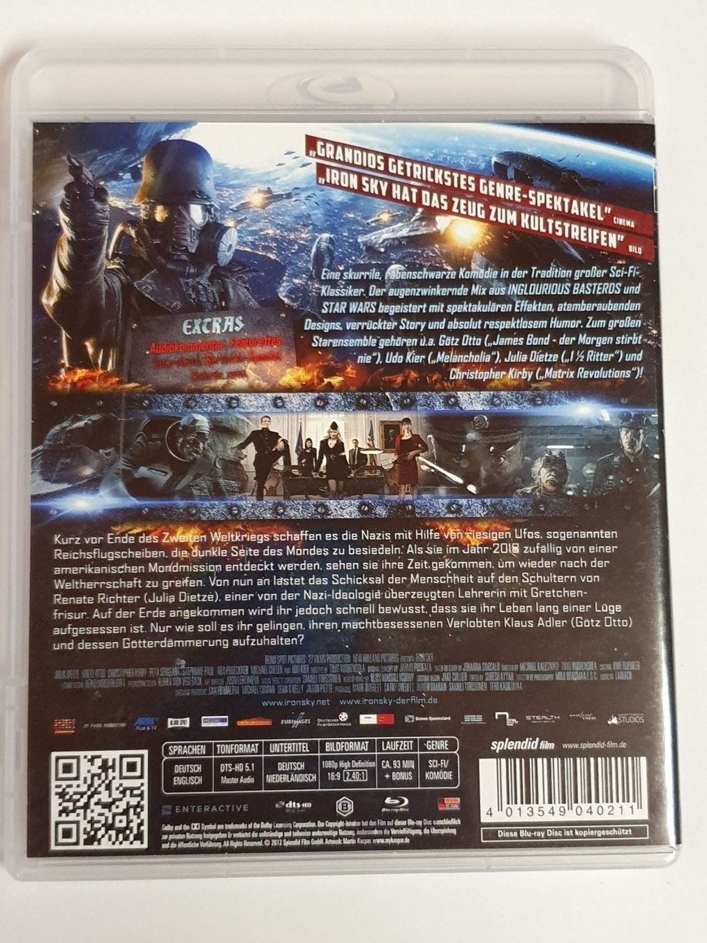 Alle DVDs: Iron Sky - Wir kommen in Frieden Blu Ray – Gebraucht aus Oberdorf BL von BaldenEagle 1