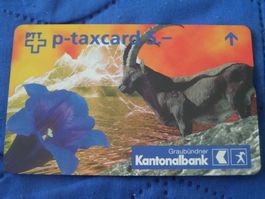PTT Telefonkarte p-taxcard 5 Franken gebraucht