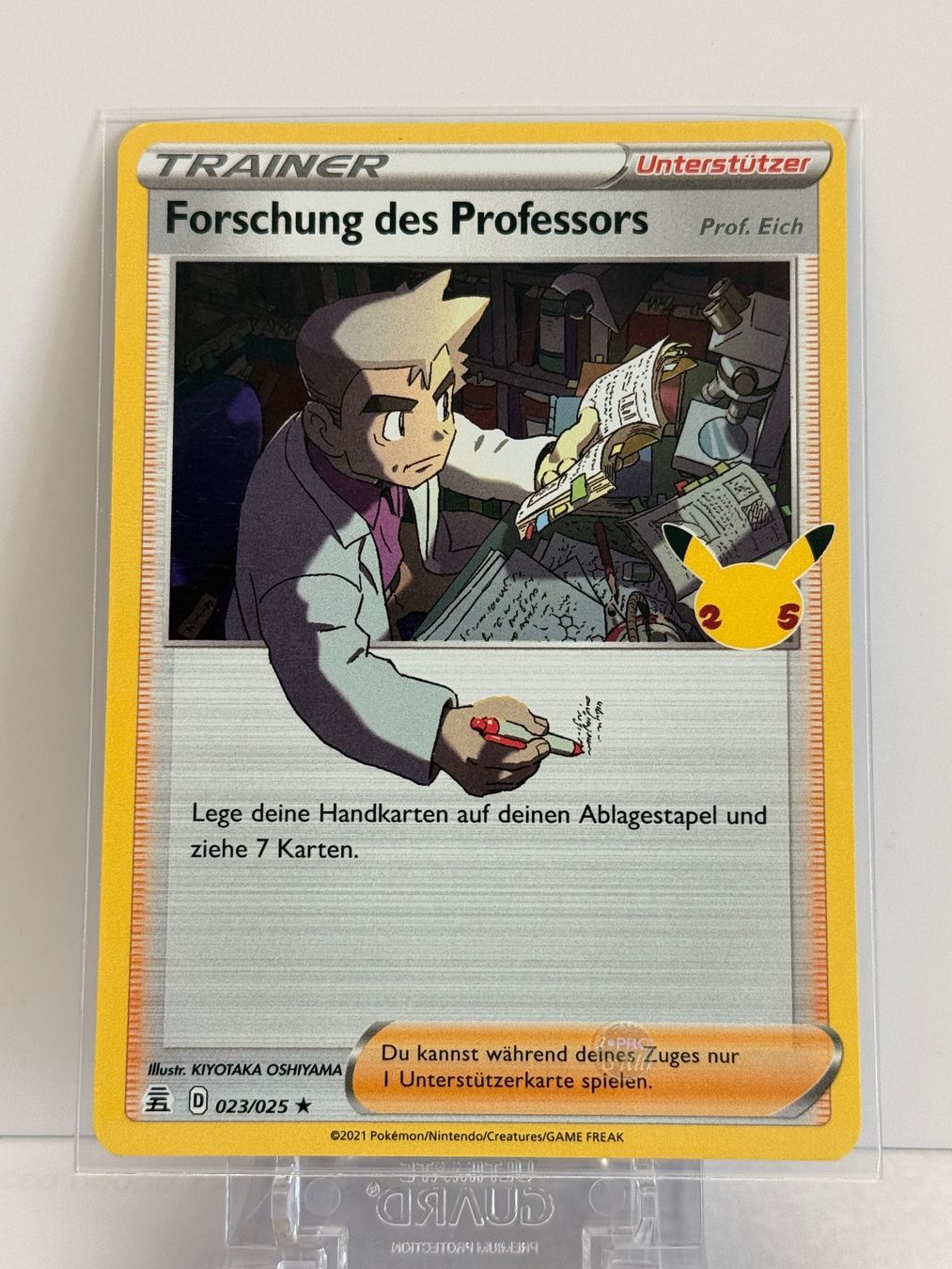 Pokémon Carte collezionabili: Forschung des Professors Holo Celebrations 25th Anniversary – Usato da bern venduto da Wankdorf_Retro