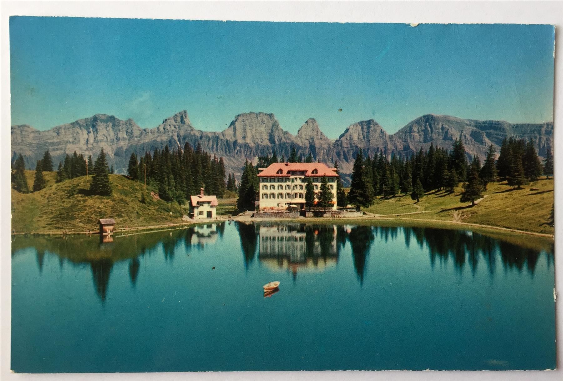 Cartoline postali: FLUMSERBERG Hotel Seebenalp – Nuovo (secondo la descrizione) da Jona venduto da philajona