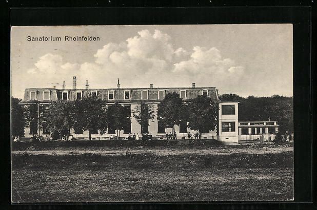Cartoline postali: AK Rheinfelden, Blick auf Sanatorium – Usato da Berlin venduto da bartko-reher