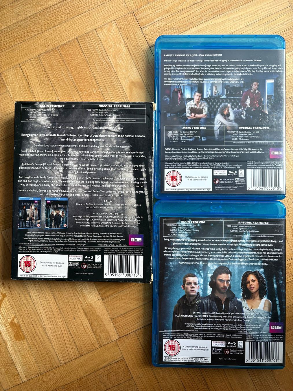 Tous les DVDs: Being Human - Complete First and Second Season - Blu-ray – D'occasion à Zürich par Malcom 6