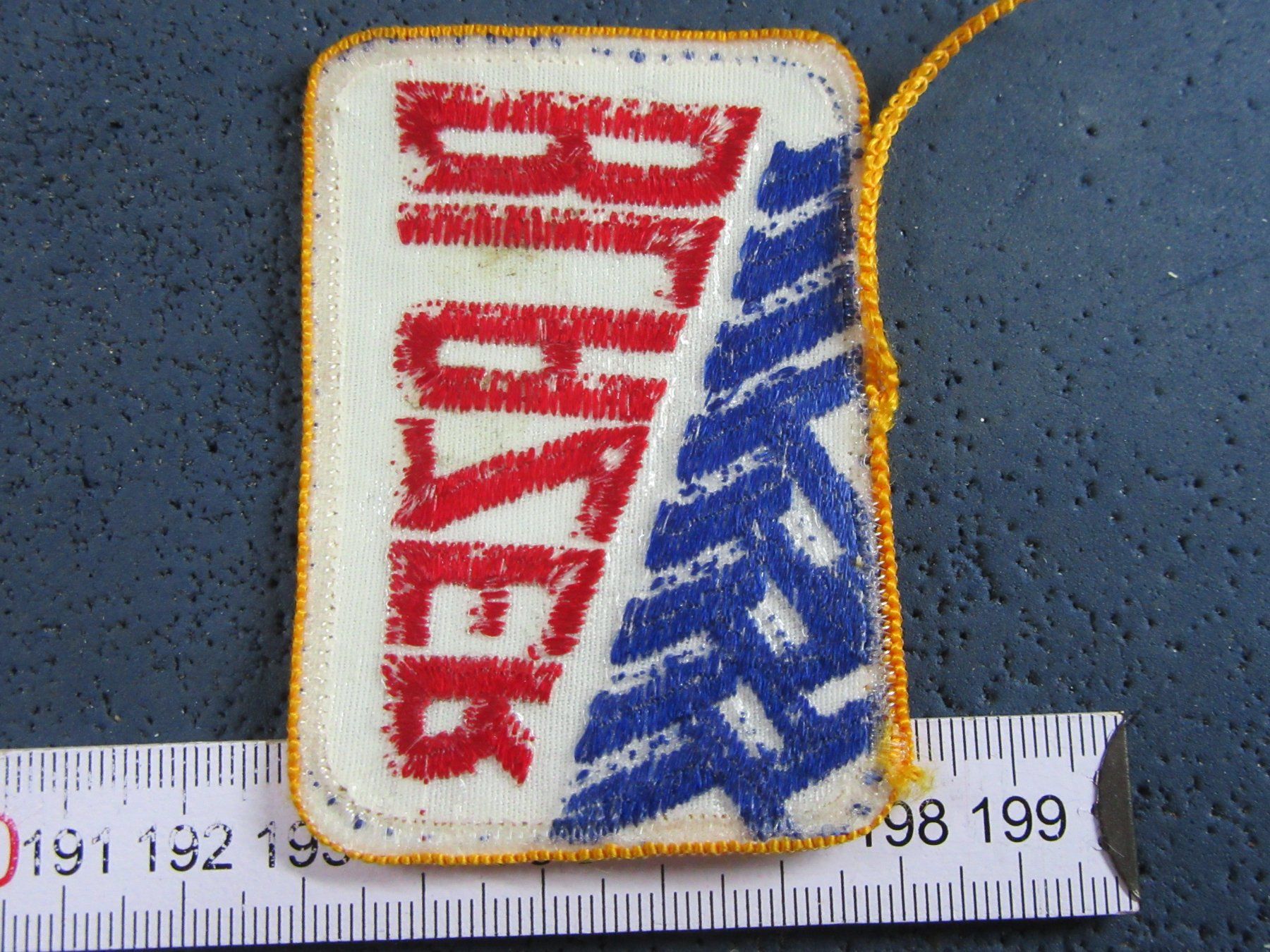 Chevrolet Patches: CHEVROLET BLAZER AUTO LOGO AUFNÄHER PATCH MIT LEIM GESTICKT – Gebraucht aus Ettingen von Hausi4711 1