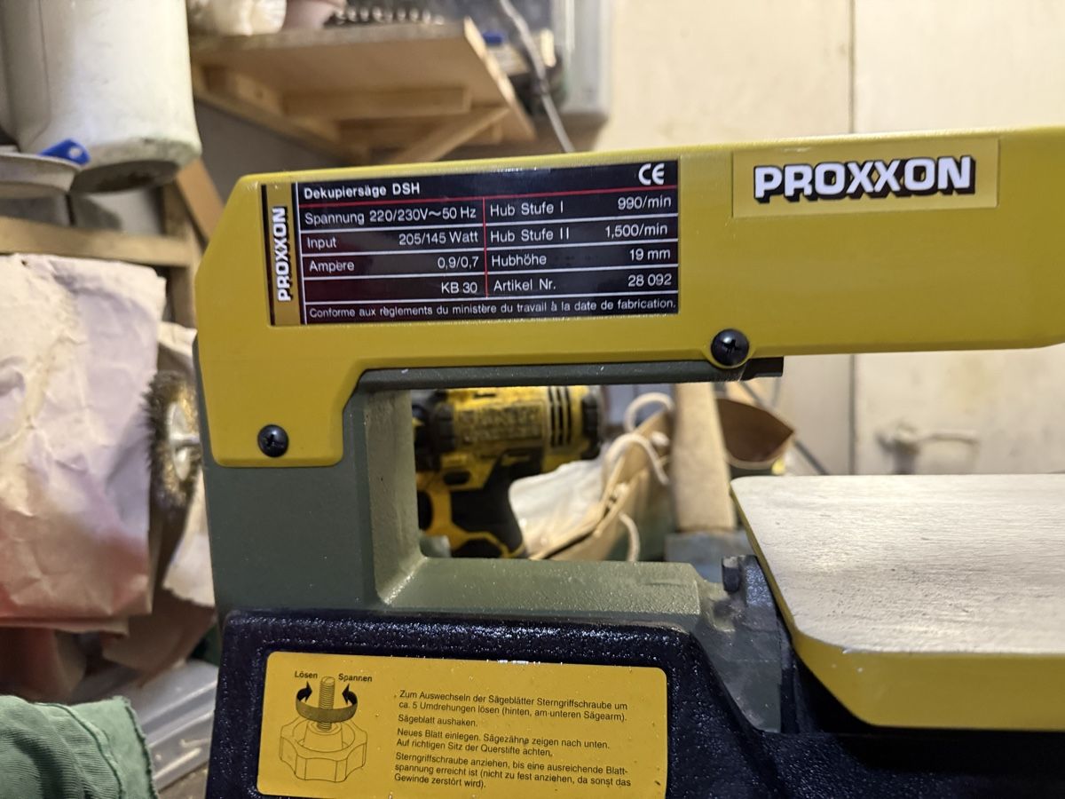 Proxxon Alle Maschinen: Proxxon Dekupiermaschine DSH – Gebraucht aus St. Gallen von Wolf90 3