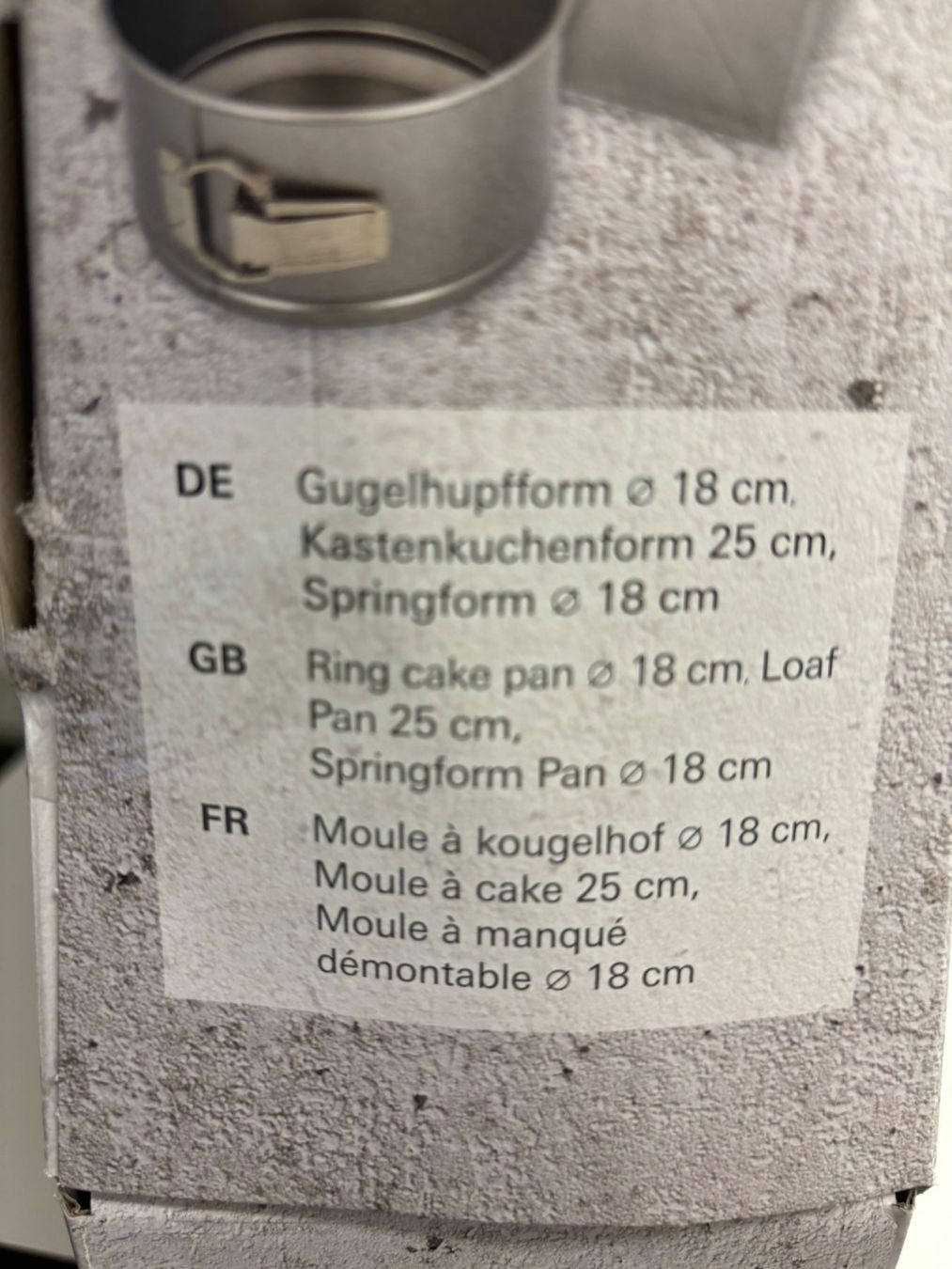 Moules à gâteaux: Backformen-Set, 3 - tlg.Nr.9 – Neuf avec emballage d'origine à Wallisellen par ASZT 2