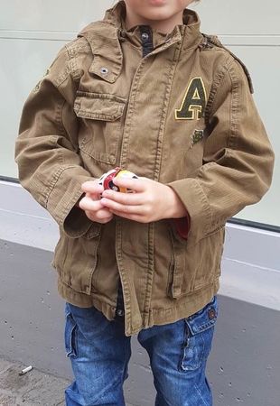 Übergangsjacke mit Kapuze Gr 104