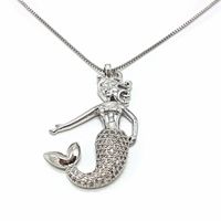Mermaid Halskette mit Anhänger NEU! NP. 39.90