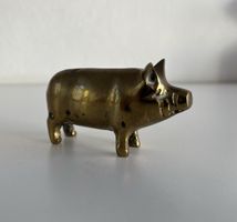 Schwein aus Messing 