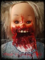 HALLOWEEN /HORROR PUPPE OHNE UNTERKIEFER