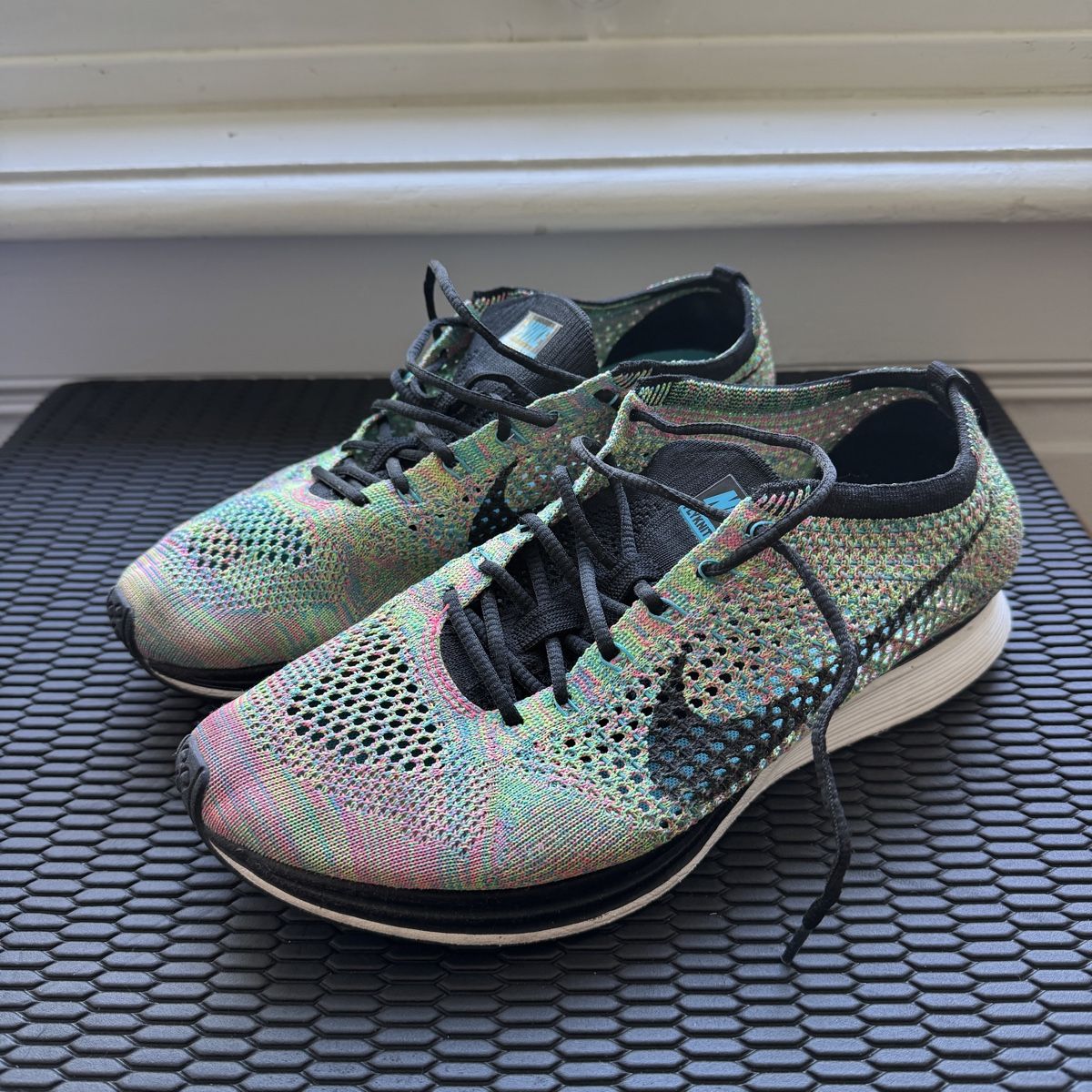 Nike Scarpe da uomo: Nike Flyknit Racer "Multi-Color 2.0" – Usato da Bern venduto da Roynsky 1