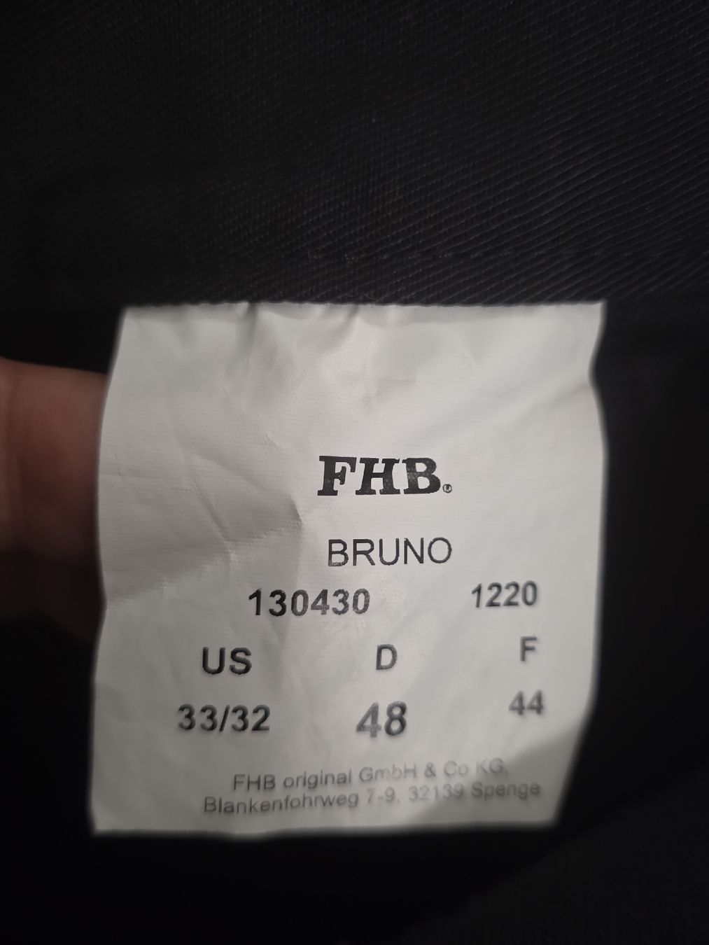 Pantaloni: FHB BRUNO Arbeitshose Grösse 48 neuwertig – Nuovo (secondo la descrizione) da Obernau venduto da Lars.Brunner 1