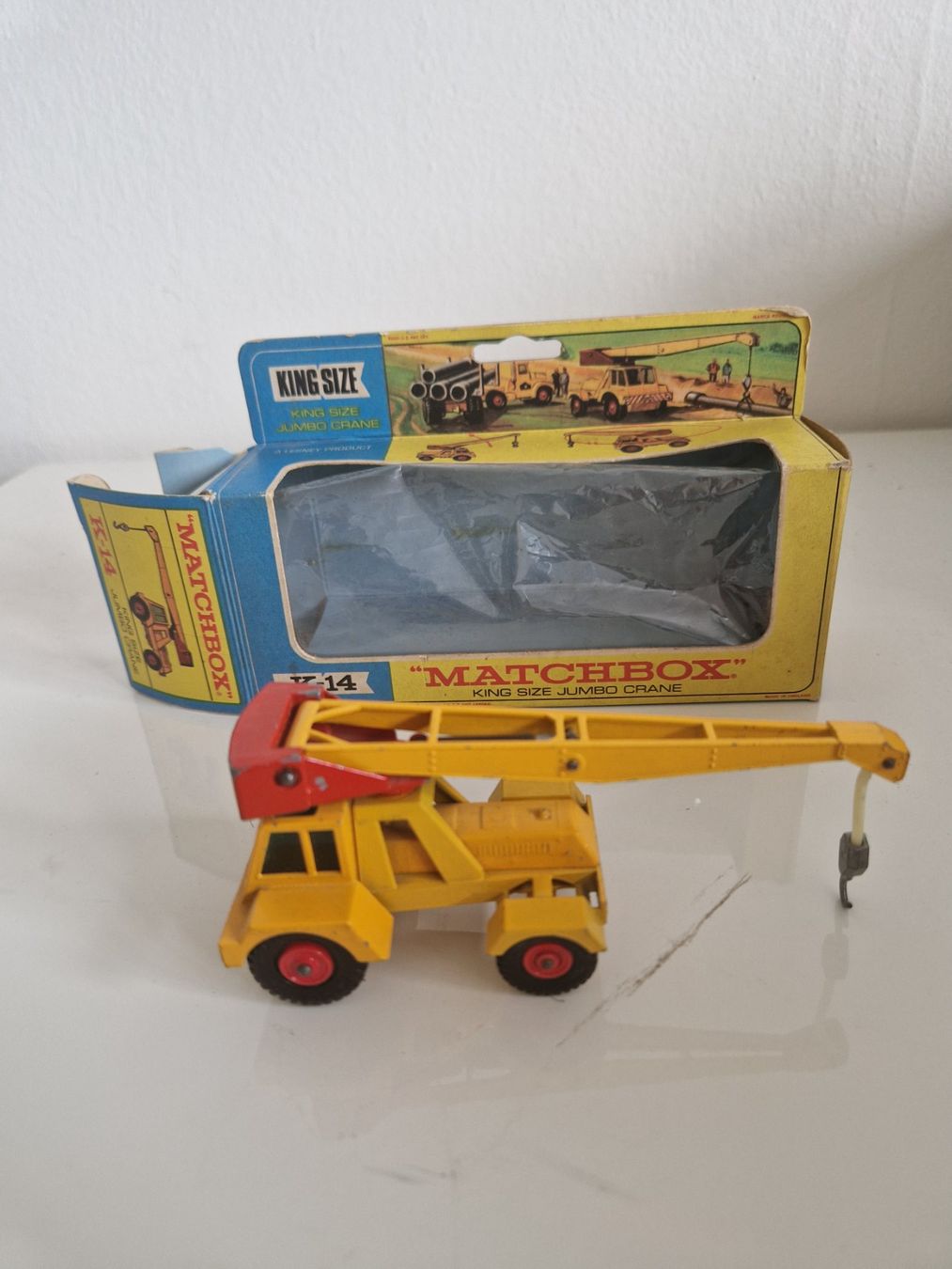 Matchbox Modellautos: Matchbox King Size Matchbox JUMBO CRANE – Gebraucht aus Jona von obm_wz65