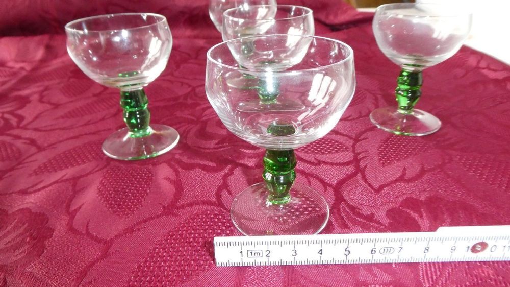 Lot de 9 verres vintage alcools St Raphael années 60-70 rues de Paris Coca-cola