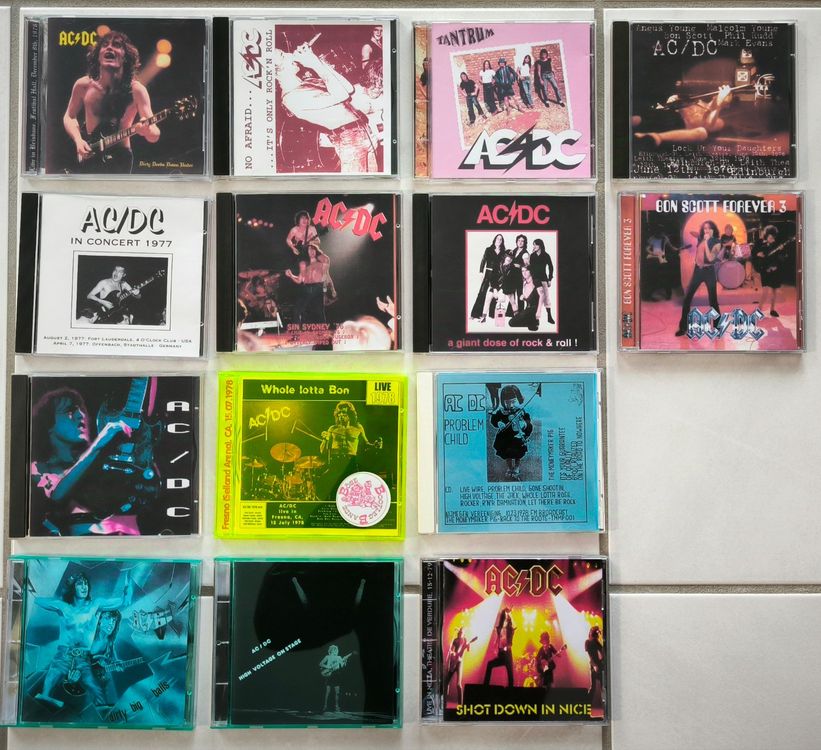 AC/DC Bon Scott Live-Record Collection (14 Titel) (Gebraucht) in ...