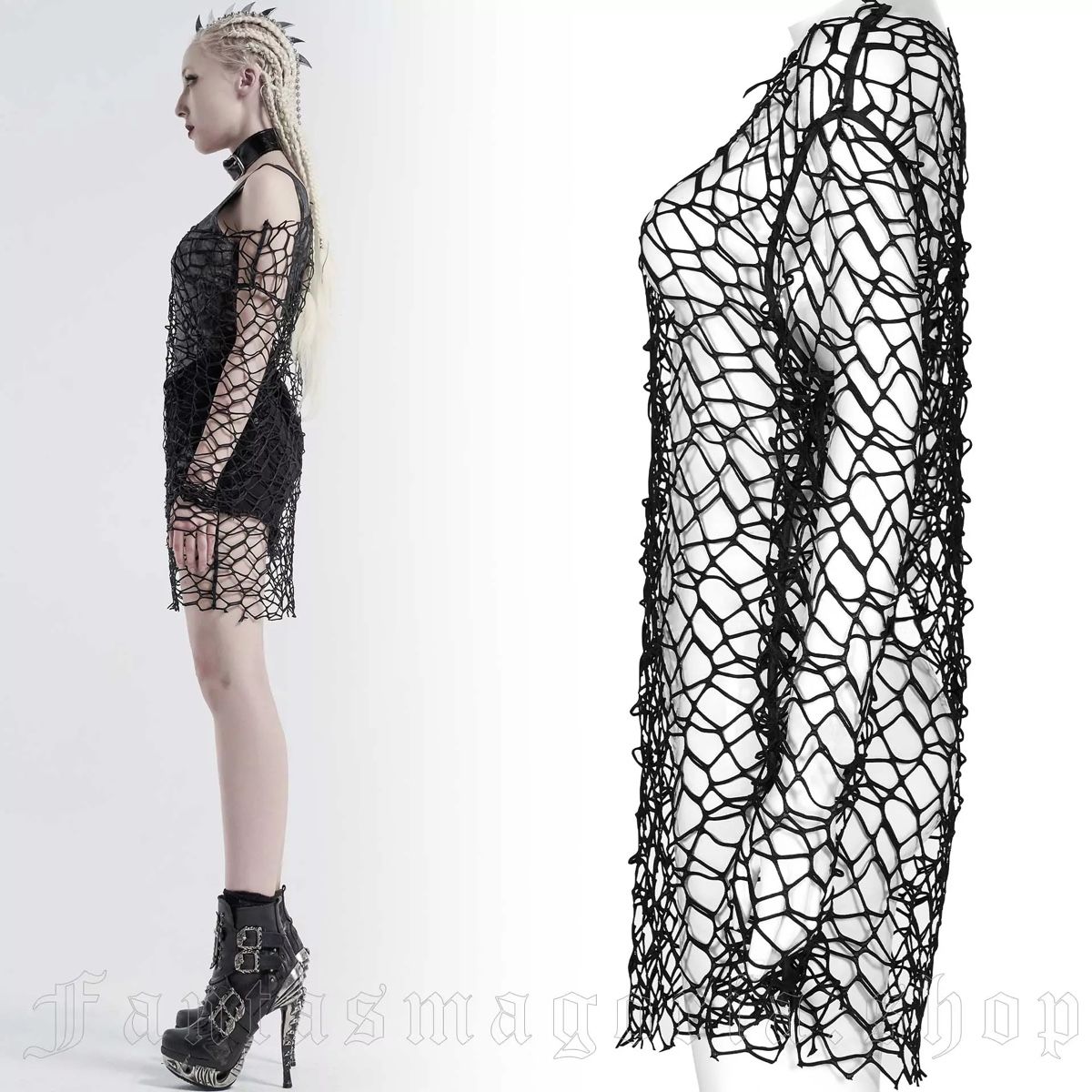 Top: Punkrave mesh top  – Nuovo (secondo la descrizione) da Winterthur venduto da dylansean98 1