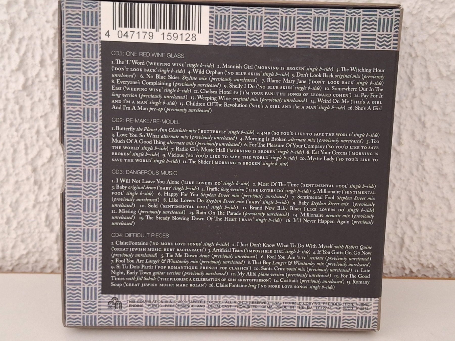 CD: 4CD Box Lloyd Cole -  Cleaning Out the Ashrays . – Usato da Aarberg venduto da Jackup1 1