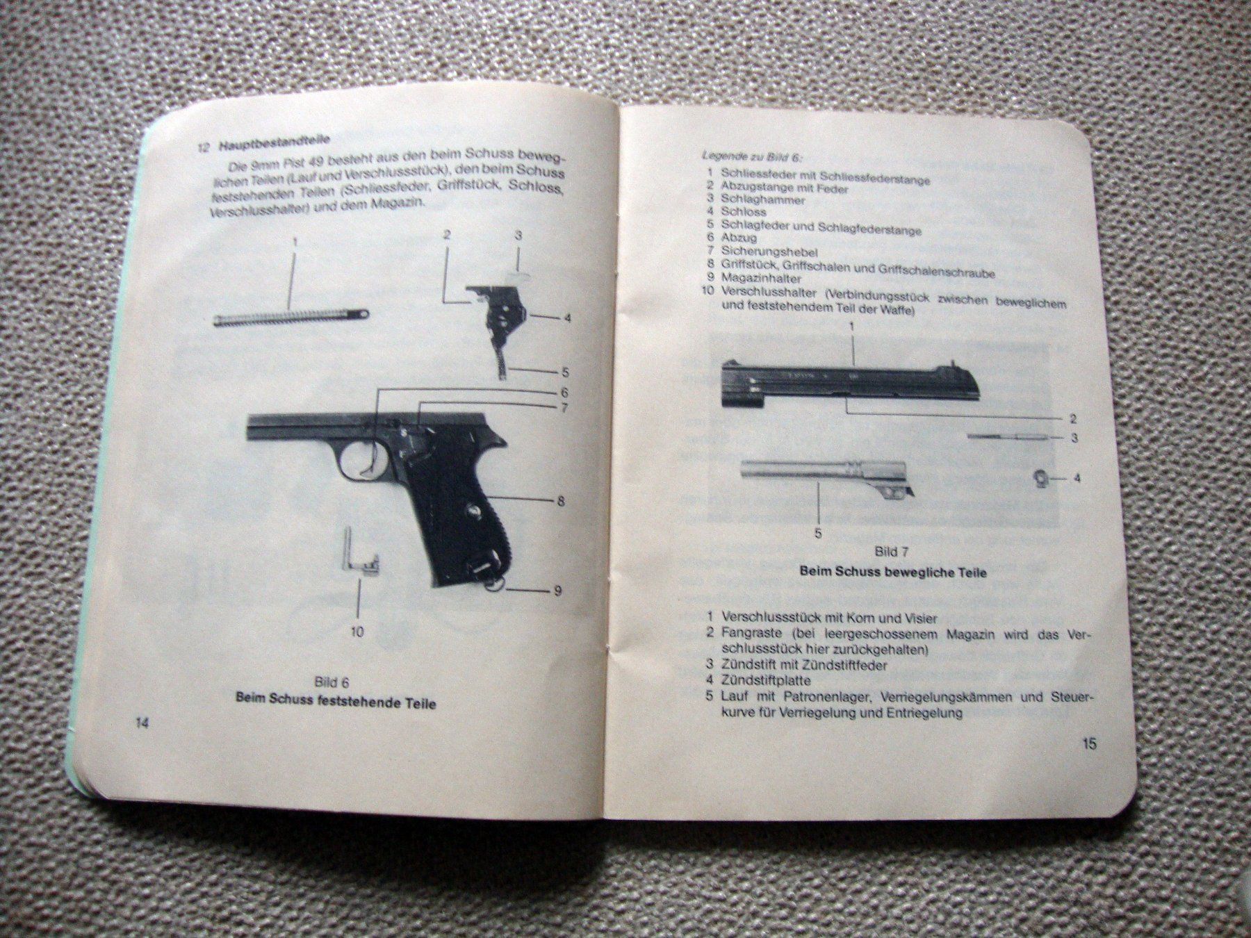 Libri: Die Pistolen P49 + P75 Reglement 53.102d – Usato da Döttingen venduto da Kubuli1 5