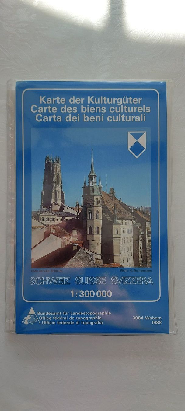 Cartine & Atlanti: Karte der Kulturgüter Schweiz – Usato da Ittigen venduto da giallosole 2