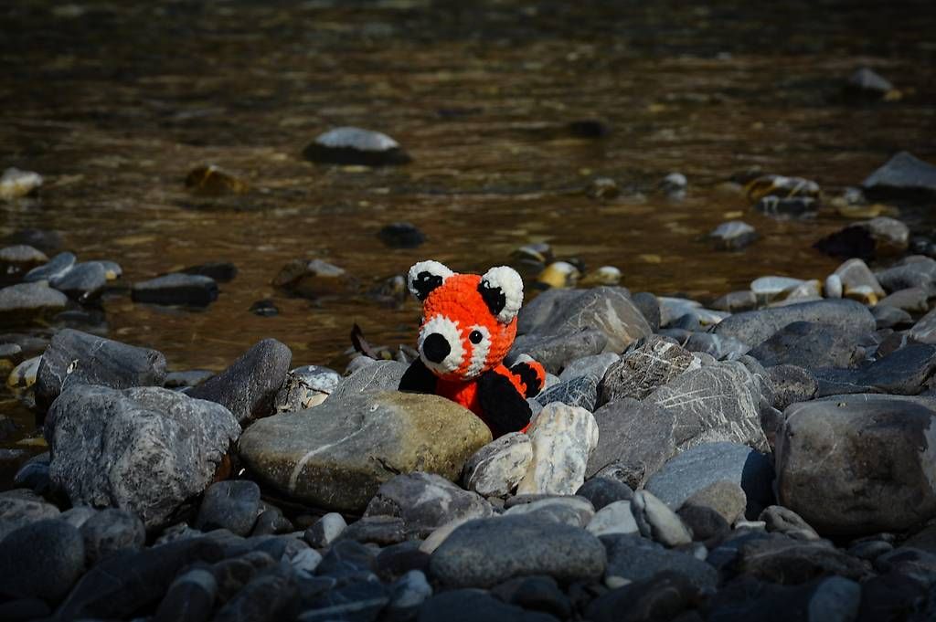 Giocattoli: Gehäkelter Roter Panda – Usato da Meiringen venduto da Flauschfarm 2
