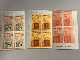 1979 Mauritius, Rowlind Hill XF NHM Block