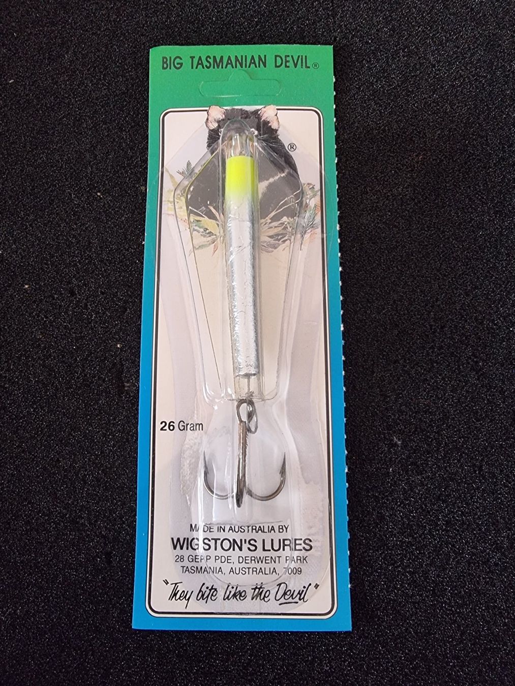 Esche: Angelköder Big Tasmanian Devil 75mm 26g Inline Löffel – Nuovo e nell'imballaggio originale da Abtwil SG venduto da Fischerei_Artikel