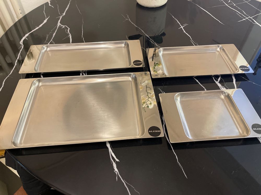 Plateau lot de 4 Alessi inox (Gebraucht) in montreux für CHF 60 – mit ...