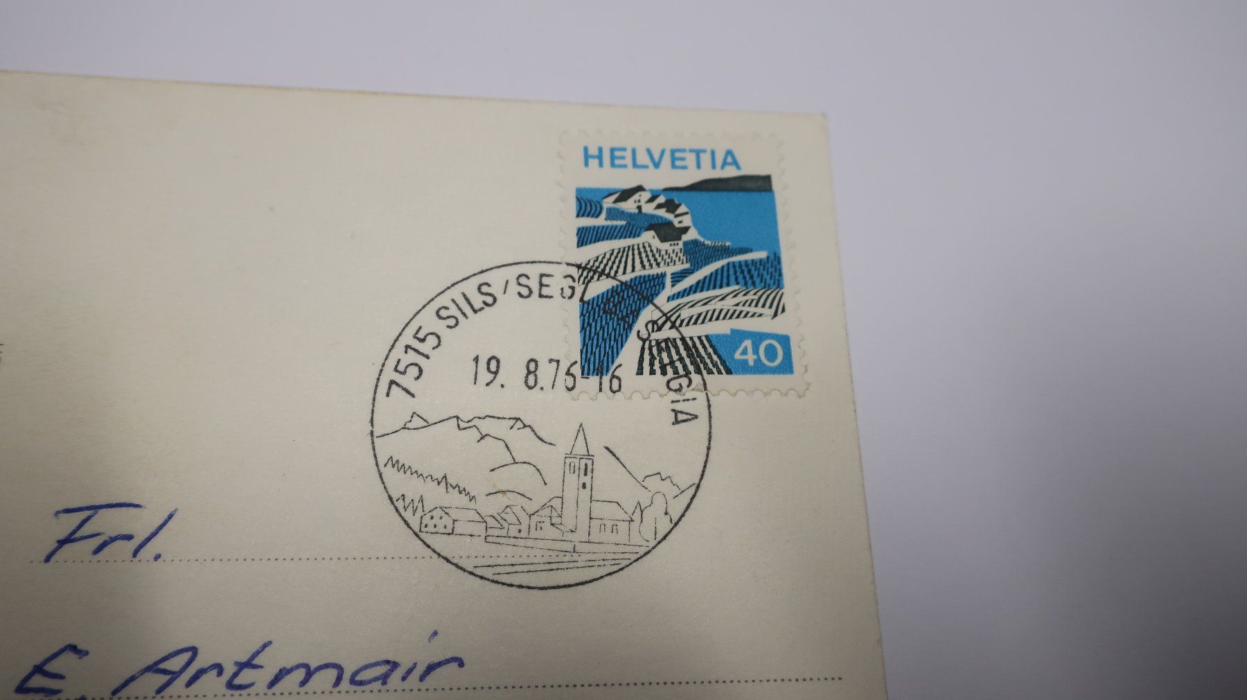 Ansichtskarten: Sils-Maria 1976 – Gebraucht aus Cormoret von Pascalll2001 3