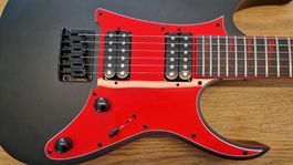 E-Gitarre Ibanez Gio, Black Flat mit Ritter Tasche