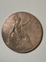 GB - 1 penny - Georges 5 - 1913